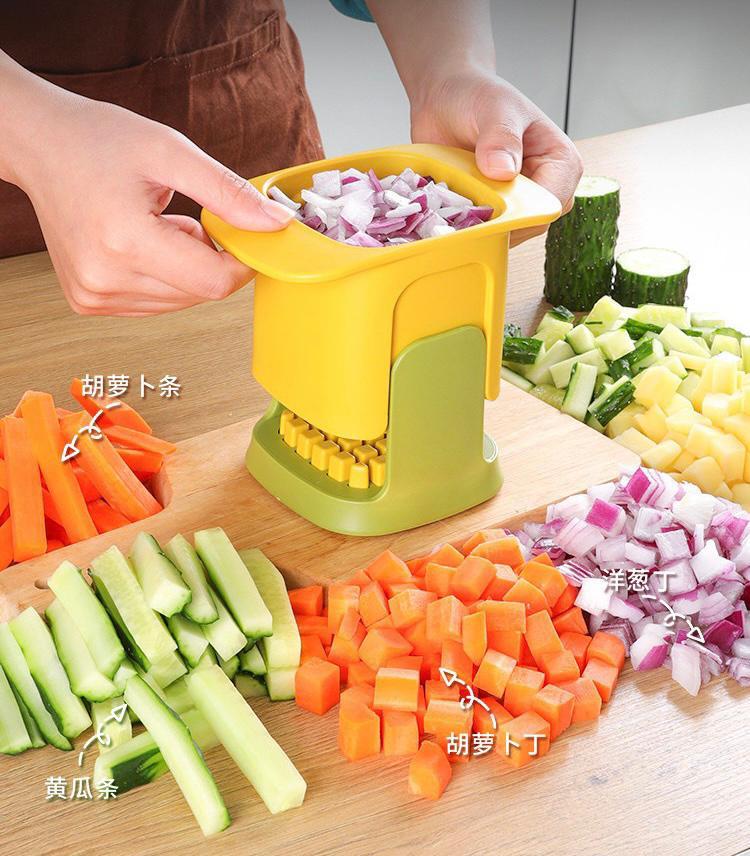 Tritaverdure 2 in 1 per tagliare a dadini tritaverdure staccabile tritaverdure multifunzionale per tagliare a cubetti frutta cipolla formaggio