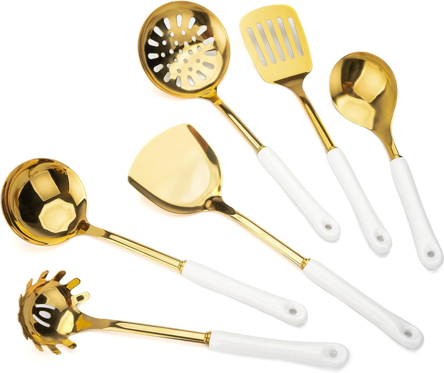 Set di utensili da cucina in acciaio inox 304 7 pezzi