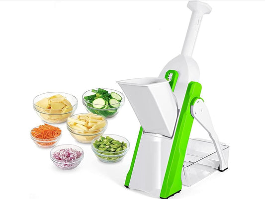 Mandolina tagliaverdure affetta patate cips stick taglia rondelle regolabile